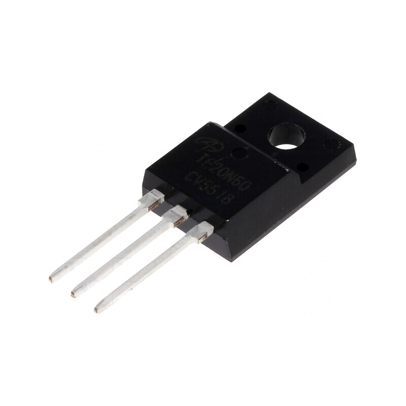 N-MOSFET Tranzistor 600V 12A TO220F | Electronic-mag.ro | Componente Electronice