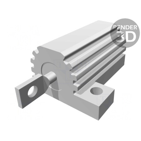 Rezistor Bobinat cu Radiator 100Ω 16W ±5% | Electronic-mag.ro | Componente Electronice