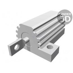 Rezistor bobinat 1Ω 16W cu radiator | Electronic-mag.ro | Componente Electronice