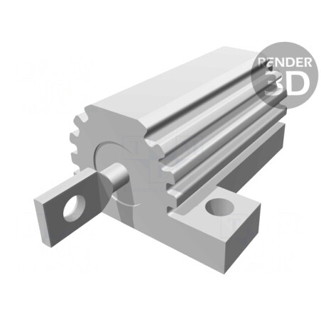 Rezistor bobinat 1Ω 16W cu radiator | Electronic-mag.ro | Componente Electronice
