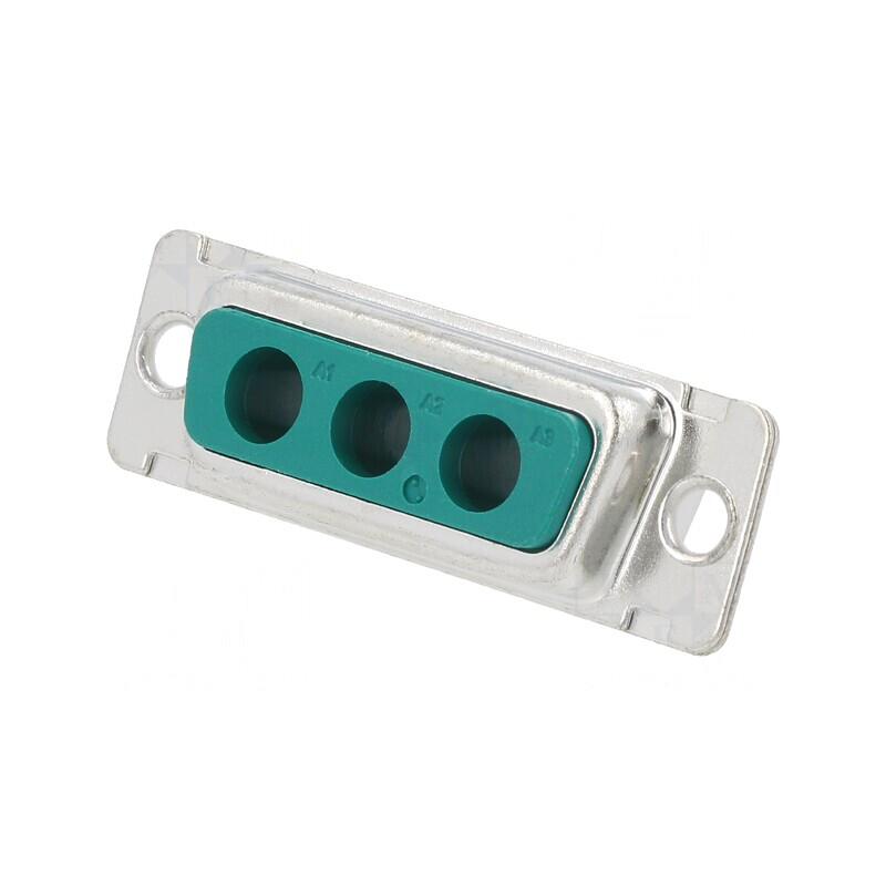 Conector D-Sub 3 Pin Mamă Montare Panou 90° 5A | Electronic-mag.ro | Componente Electronice
