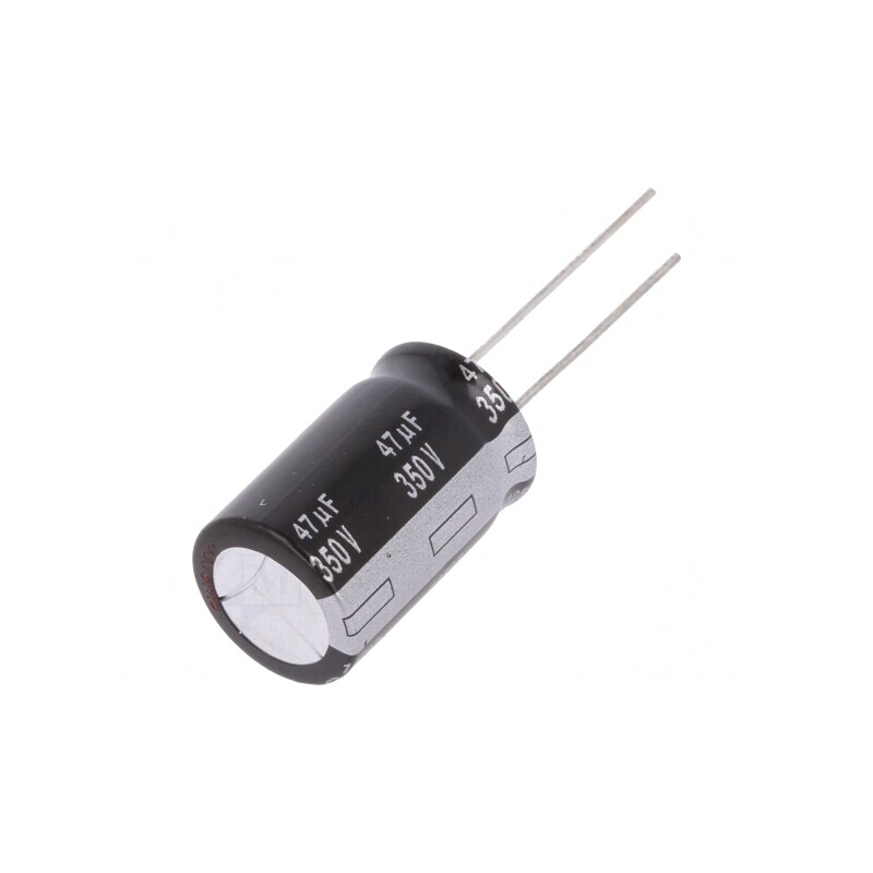 Condensator Electrolitic THT 47uF 350VDC 16x25mm | Electronic-mag.ro | Componente Electronice
