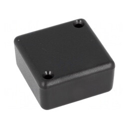 Carcasă universală neagră 40x40x20mm ABS IP54 | Electronic-mag.ro | Componente Electronice