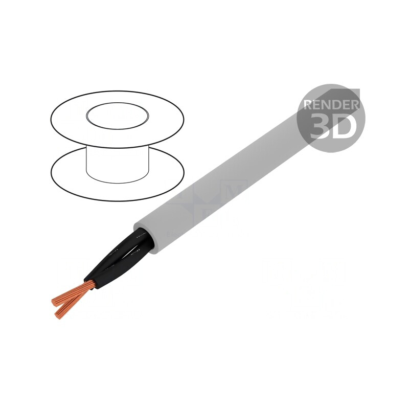 Cablu ÖLFLEX 191 2x1,5mm2 Gri | Electronic-mag.ro | Componente Electronice