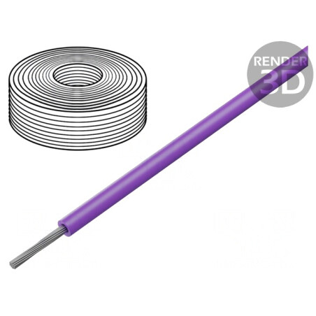 Cablu Silicon Violet 1x4mm2 Cu 300V 500V | Electronic-mag.ro | Componente Electronice
