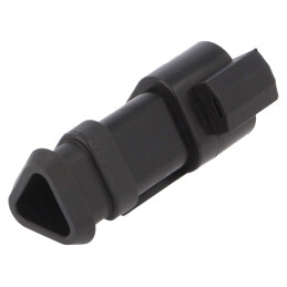 Conector cablu PX0 3 pini negru | Electronic-mag.ro | Componente Electronice