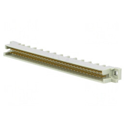 Soclu DIN 41612 tip B tata 64 PIN THT drept | Electronic-mag.ro | Componente Electronice