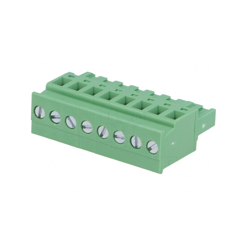 Regletă de conexiuni deconectabilă 8 piste 5,08mm unghi | Electronic-mag.ro | Componente Electronice