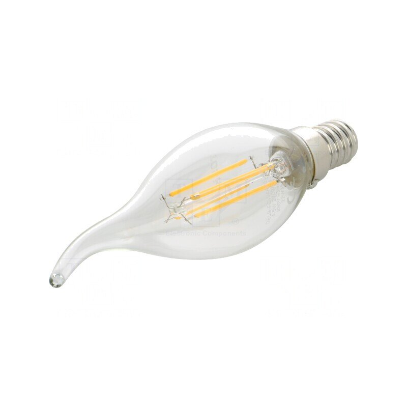 Lampă LED E14 Alb Cald 4,5W 470lm 2700K | Electronic-mag.ro | Componente Electronice