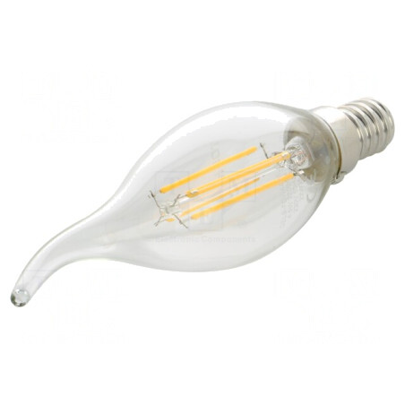 Lampă LED E14 Alb Cald 4,5W 470lm 2700K | Electronic-mag.ro | Componente Electronice