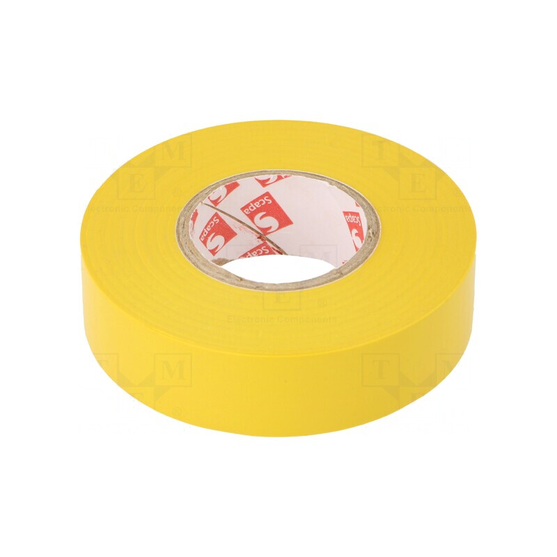 Bandă Electroizolantă Galbenă 19mm x 25m | Electronic-mag.ro | Componente Electronice