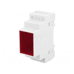 Carcasă pentru șină DIN 90x35x65mm polistiren gri | Electronic-mag.ro | Componente Electronice