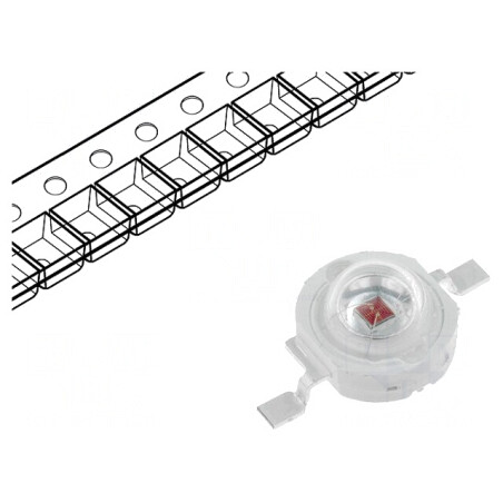 Emițător IR 730nm 240mW 120° 2,1W | Electronic-mag.ro | Componente Electronice