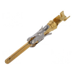 Pin Tată Aurit 16 Alamă 0,2-0,6mm2 24-20AWG Type III | Electronic-mag.ro | Componente Electronice