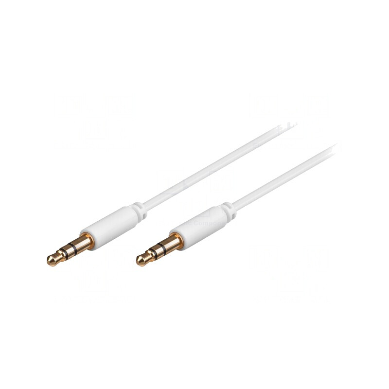 Cablu Audio Jack 3,5mm 3pin 1,5m Alb PVC | Electronic-mag.ro | Componente Electronice Cablu Audio Jack 3,5mm 3pin 1,5m Alb PVC | Electronic-mag.ro | Componente Electronice