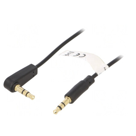 Cablu Jack 3,5mm 3pin Unghiular | Electronic-mag.ro | Componente Electronice