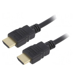 Cablu HDMI 2.0 1m Negru PVC | Electronic-mag.ro | Componente Electronice