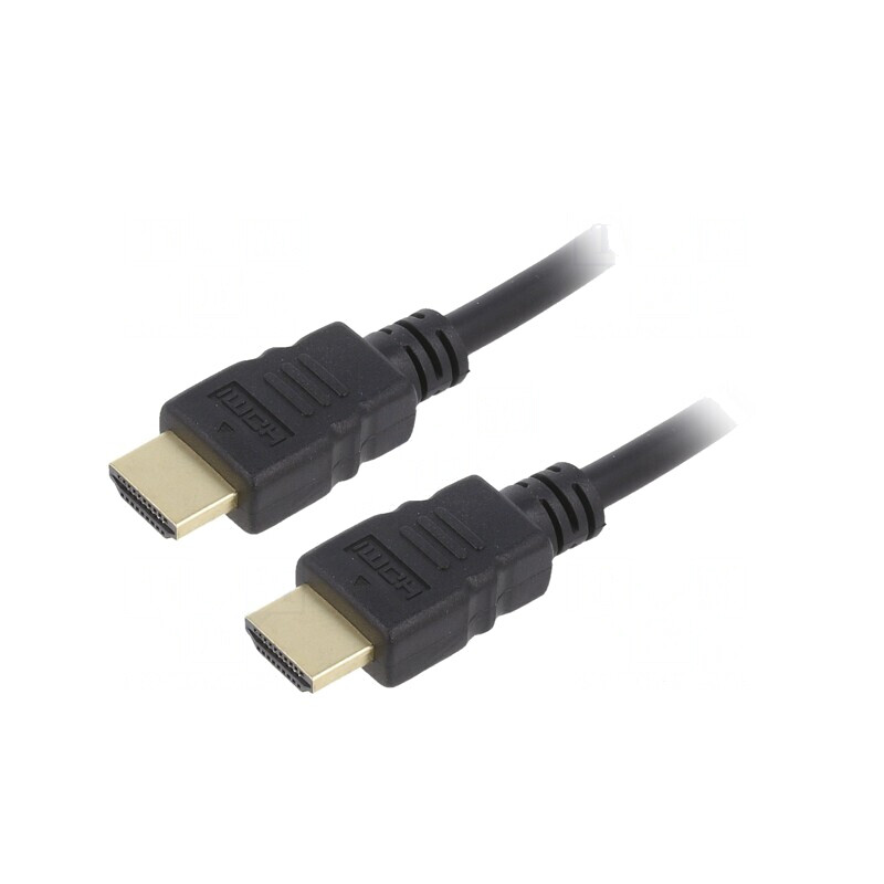 Cablu HDMI 2.0 1m Negru PVC | Electronic-mag.ro | Componente Electronice Cablu HDMI 2.0 1m Negru PVC | Electronic-mag.ro | Componente Electronice