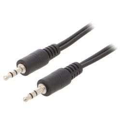 Cablu Audio Jack 3.5mm 3pin 10m Negru | Electronic-mag.ro | Componente Electronice