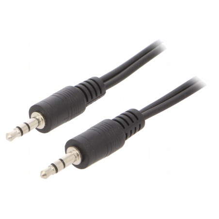 Cablu Audio Jack 3.5mm 3pin 10m Negru | Electronic-mag.ro | Componente Electronice