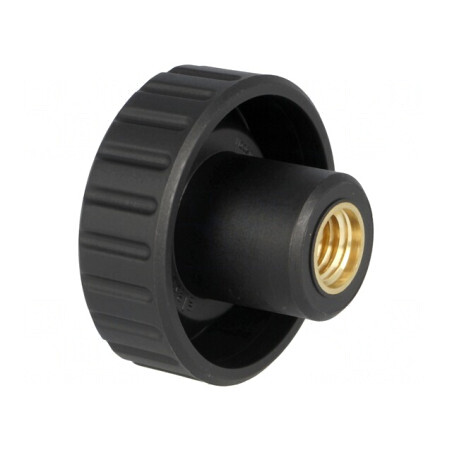 Buton de reglare poliamidă 40mm M10 13mm 27mm | Electronic-mag.ro | Componente Electronice