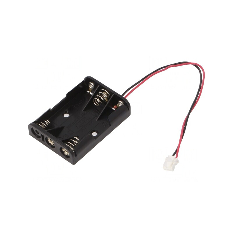 Suport Baterii AAA 3x cu Cablu 150mm | Electronic-mag.ro | Componente Electronice