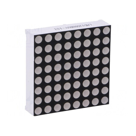 Afișaj LED Matrice 8x8 Galben 32x32mm | Electronic-mag.ro | Componente Electronice
