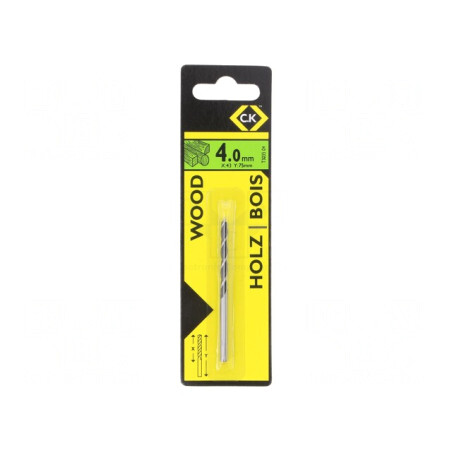 Burghiu Lemn 4mm 75mm Oțel Crom-Vanadiu 1buc | Electronic-mag.ro | Componente Electronice