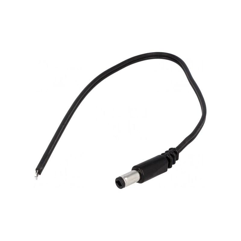 Cablu DC 5,5/2,5 mufă drept negru 0,2m 2x0,5mm2 | Electronic-mag.ro | Componente Electronice Cablu DC 5,5/2,5 mufă drept negru 0,2m 2x0,5mm2 | Electronic-mag.ro | Componente Electronice