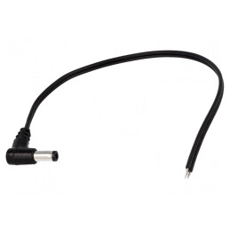 Cablu Alimentare DC 5,5/2,5 Negru 0,2m | Electronic-mag.ro | Componente Electronice