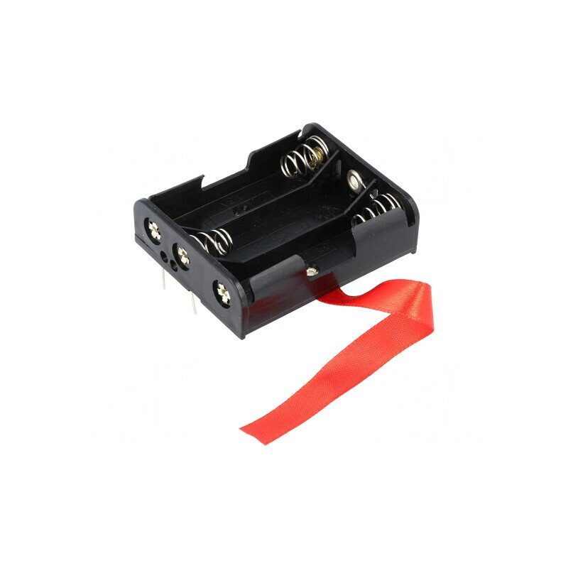 Suport Baterii AA R6 PCB 3 Sloturi | Electronic-mag.ro | Componente Electronice