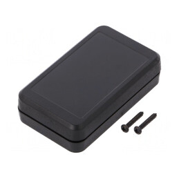 Carcasă Universală ABS Neagră 36mm x 60mm x 16mm | Electronic-mag.ro | Componente Electronice