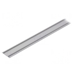 Carcasă de protecție argintie aluminiu anodat 1m | Electronic-mag.ro | Componente Electronice