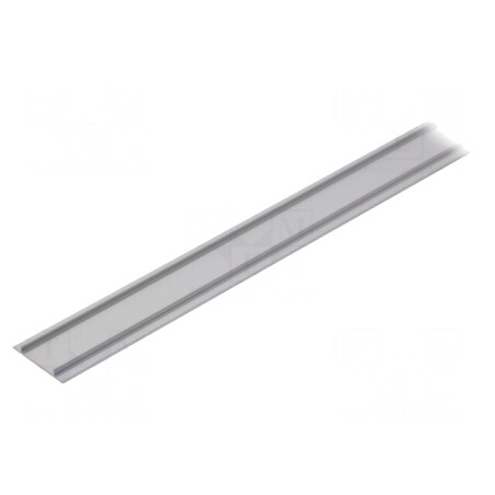 Carcasă de protecție argintie aluminiu anodat 1m | Electronic-mag.ro | Componente Electronice