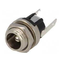 Conector Alimentare DC Tata 5.5mm x 2.1mm Lipire | Electronic-mag.ro | Componente Electronice