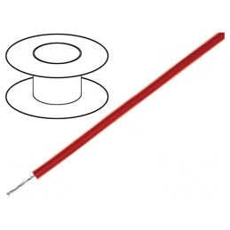 Cablu Siliconat Cupru 1x1mm2 Roșu-Maro 20kV | Electronic-mag.ro | Componente Electronice