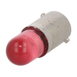 Lampă LED roșie 220VDC BA9S | Electronic-mag.ro | Componente Electronice