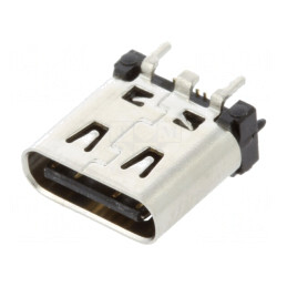 Soclu USB C PCB SMT PIN 16 Vertical USB 3.1 5A | Electronic-mag.ro | Componente Electronice
