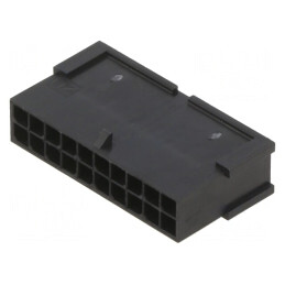 MicroFit 3.0 Plug 20-Pin FreeHang Connector | Electronic-mag.ro | Componente Electronice