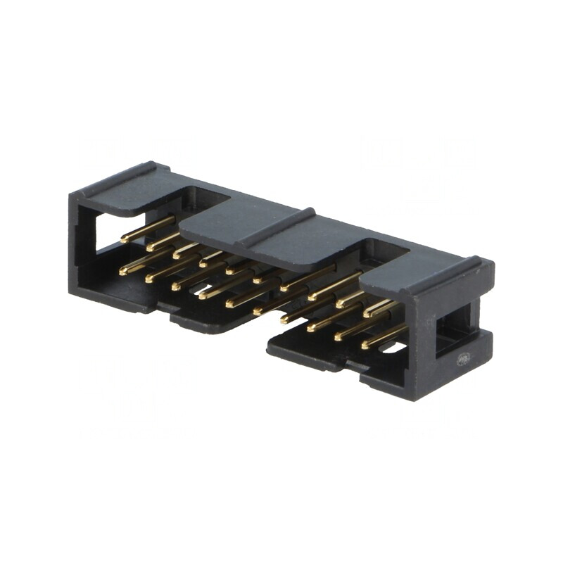 Soclu IDC tată 20 PIN drept THT aurit 2,54mm | Electronic-mag.ro | Componente Electronice