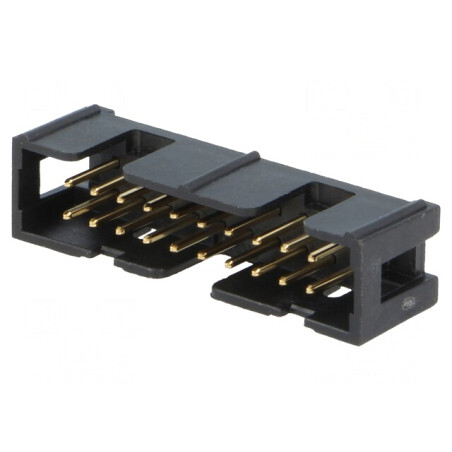 Soclu IDC tată 20 PIN drept THT aurit 2,54mm | Electronic-mag.ro | Componente Electronice