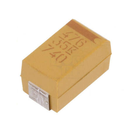Condensator Tantal Low ESR 47uF 35V SMD 2917 | Electronic-mag.ro | Componente Electronice