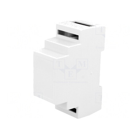 Carcasă DIN ABS Gri 88x34x62mm UL94V-0 | Electronic-mag.ro | Componente Electronice
