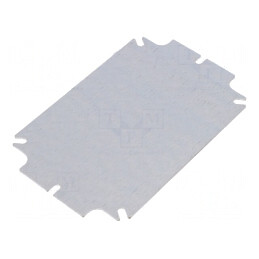 Placă de montare oțel 88x138x1,5mm ZP | Electronic-mag.ro | Componente Electronice