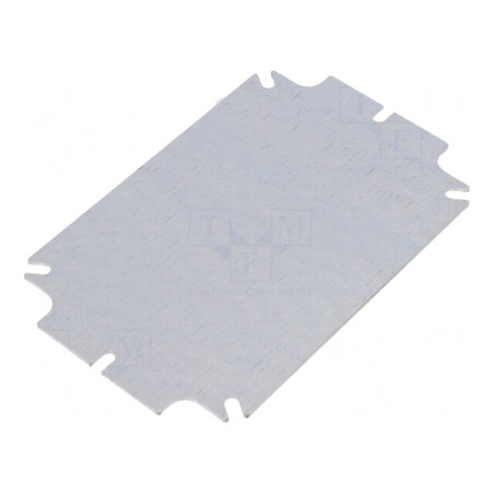 Placă de montare oțel 88x138x1,5mm ZP | Electronic-mag.ro | Componente Electronice