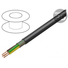 Cablu Ecranat LiY-CY 4x0,75mm2 PVC Cupru Cositorit | Electronic-mag.ro | Componente Electronice