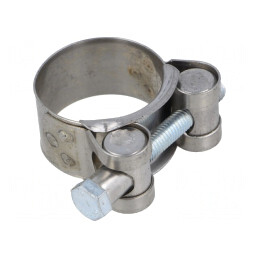Colier cu șurub 20mm oțel cromat AISI 430 | Electronic-mag.ro | Componente Electronice