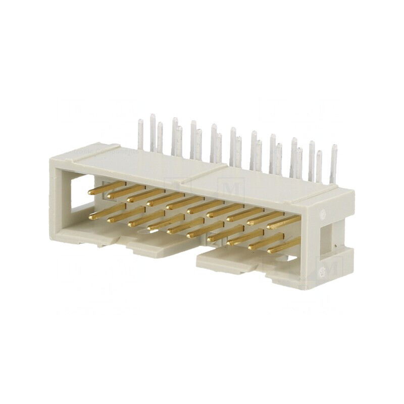 Soclu IDC tată 20 pini unghi 90° THT 1,27mm | Electronic-mag.ro | Componente Electronice