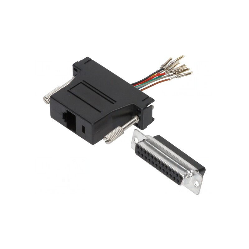 Adaptor D-Sub 25pin Mamă la RJ45 Soclu | Electronic-mag.ro | Componente Electronice