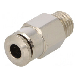 Racord Push-In M8 Alamă Nichelată 30bar | Electronic-mag.ro | Componente Electronice
